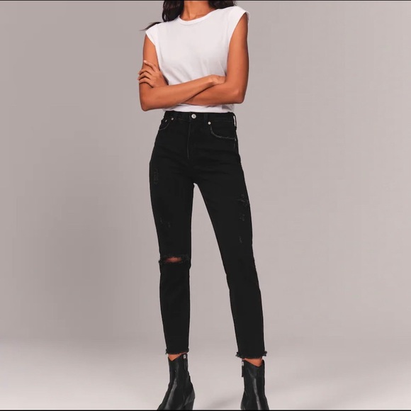 abercrombie mom jeans - Picture 2 of 6